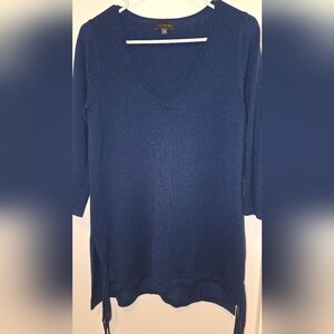 The Limited Deep Blue Knit Top